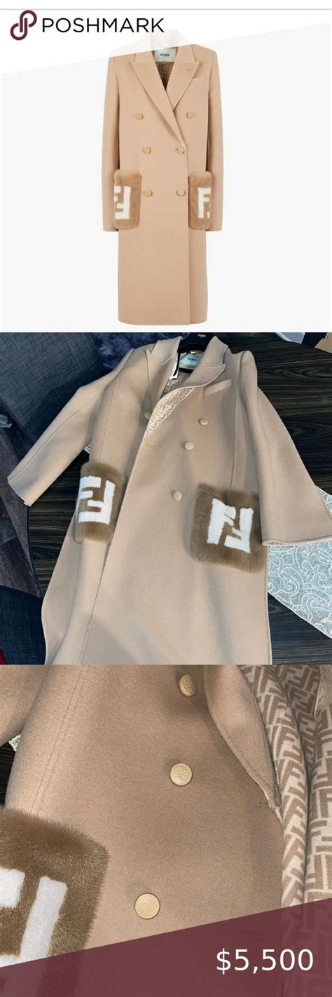 fendi beige wool coat|fendi jackets.